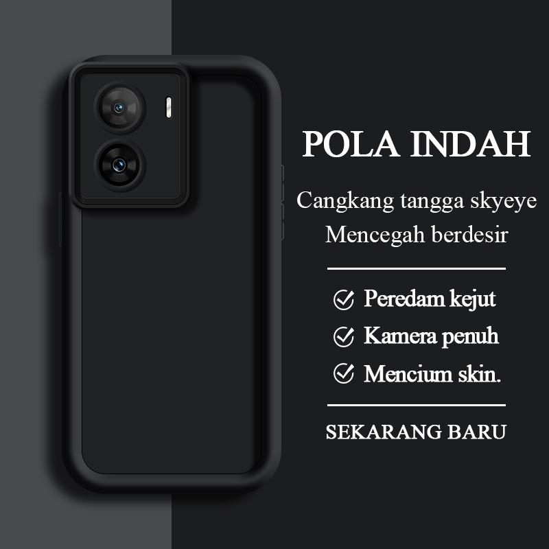 Casing hp iQOOZ7X(5G) Tahan jatuh Sangat tipis Warna solid Sederhana Baru laki-laki case 2