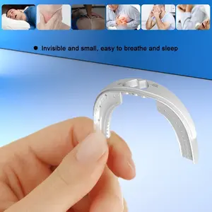 1Pc Anti-Snoring Snore Braces Apnea Guard Bruxism Tray Sleeping Aid Mouthguard Health Care Sleep Snoring Better Breath
