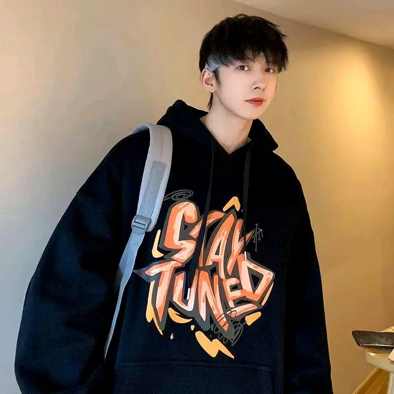 Hoodie MAJEECK BIGSIZE (S - 6XL) Jaket Jumper Fleece Streetwear Korean Harajuku Urban Style Jumbo Oversize Star Logo Staytuned