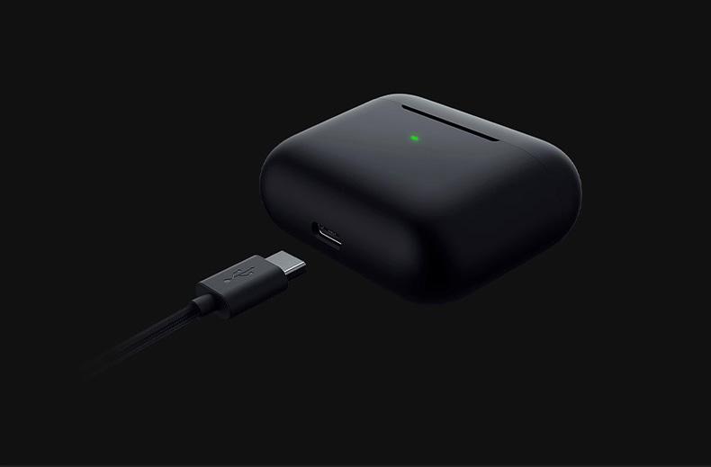 Product Introduction of Headset gaming headset Bluetooth nirkabel sejati Razer Hammerhead dengan mikrofon HiFi stereo 25