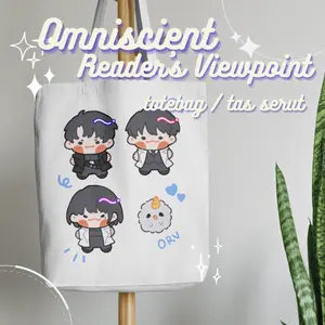 [Muncationary] Tas Serut/Totebag Kanvas ORV Omniscient Reader's Viewpoint Kim Dokja Yoo Joonghyuk Han Sooyoung Fanmerch
