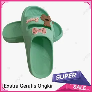 Sandal Karet Anak Wanita cantik 30-35 bahan awet Fashion Kaki