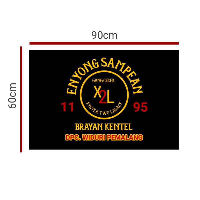 MINI FLAG CUSTOM, tersedia berbagai macam ukuran 1