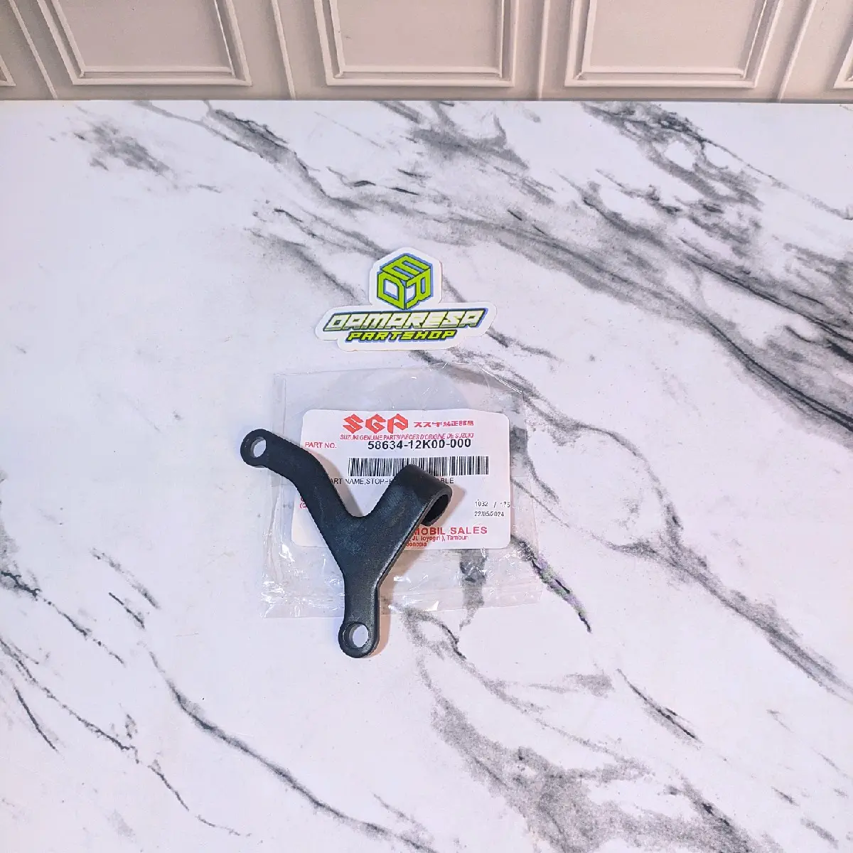 PLAT DUDUKAN KABEL KOPLING BAWAH FU FI INJEKSI, GSX ORI SGP 58634-12K00-000