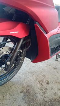Product Review of cover lumpur paru cover dek depan bawah PCX160 cover front lower PCX160 original 64521K1ZJ10 from 𝘐**🙃 0