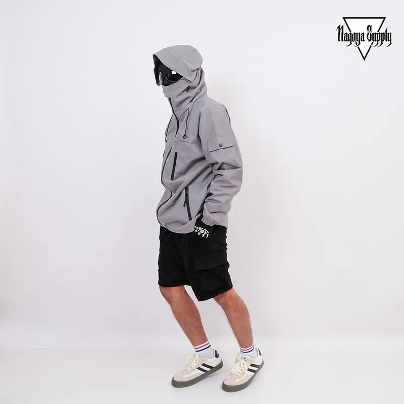 Jaket Gropcore Waterproof Anti Air Original Nagoya - Jaket Parasut Simpel Keren 1