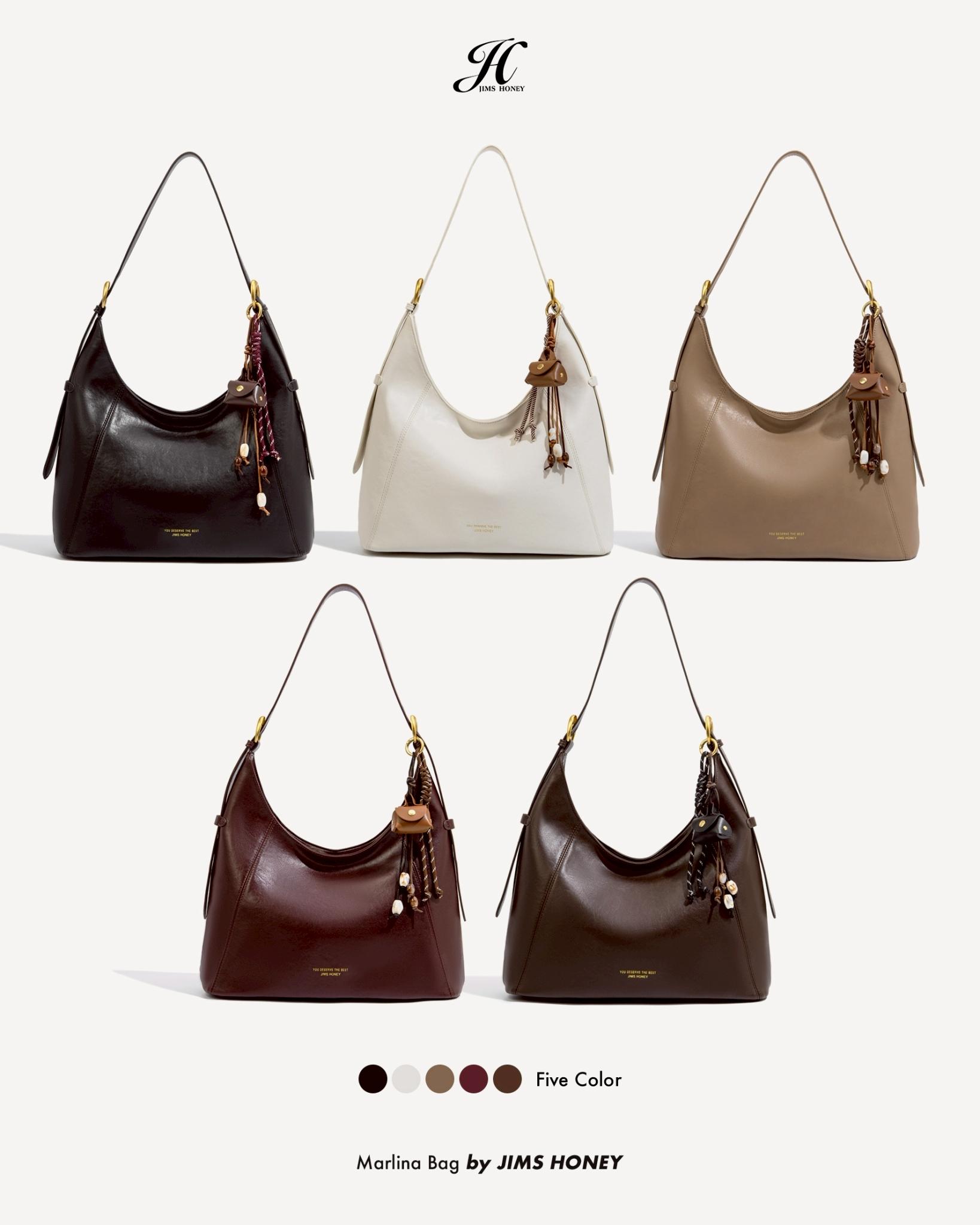 JIMS HONEY MARLINA BAG  Tas Selempang dan Hand Bag Wanita Slingbag Cewek Jimshoney Trendy Elegan Kulit