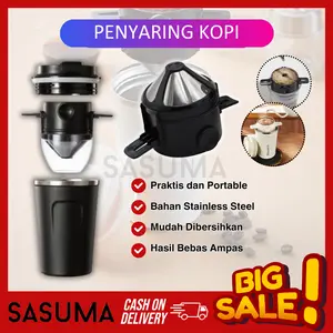 SASUMA Filter Penyaring Kopi Portable Cone Coffee Dripper Manual Brewing Serbaguna