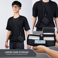 Gambar Bazzpack LURVIE - Dompet pria - Hanging Wallet - Dompet Gantung Leher Waterproof anti bara api - Hitam dari Bazzpack Kab. Bandung 2 Tokopedia