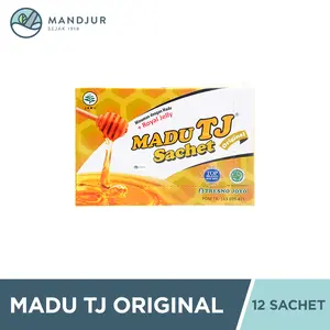 Madu TJ Original 12 Sachet - Memelihara Daya Tahan Tubuh