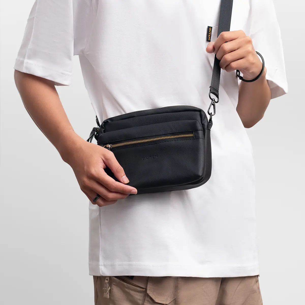 Guten Inc Freo Leather Slingbag Tas Selempang Pria