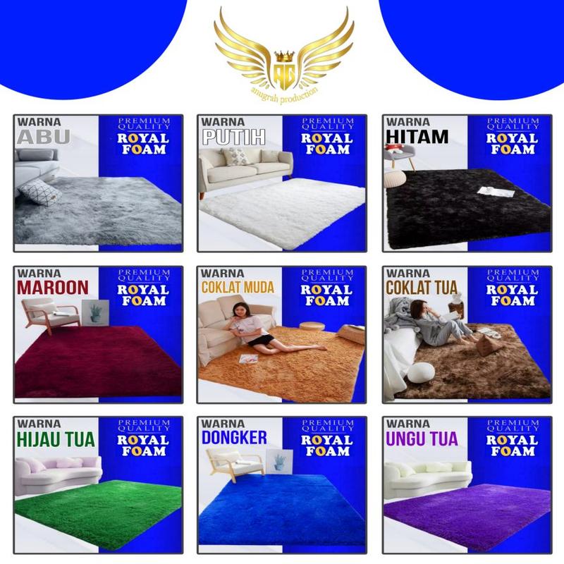 Product Introduction of karpet bulu busa empuk karpet bulu busa royal 71