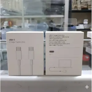 Kabel Data Charger Usb-C Type C To C Mac - Handphone 15 16 Pro Max Series Cable 1M/2M Fast Charging For Mac Handphone