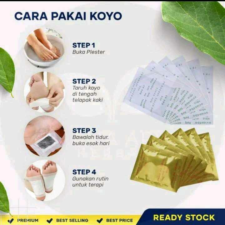 Product Introduction of Grosiran Kosmetik PROMO Paket 5 Box Kinoki Gold Detok Foot Pads Koyo Kaki Ginger Patch Hand 4