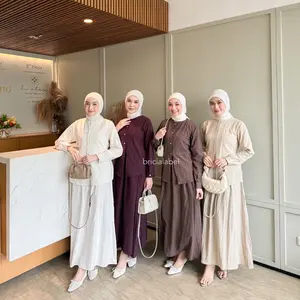 Bricia Label - ARAYA ONE SET / one set wanita / one set rok / one set lebaran