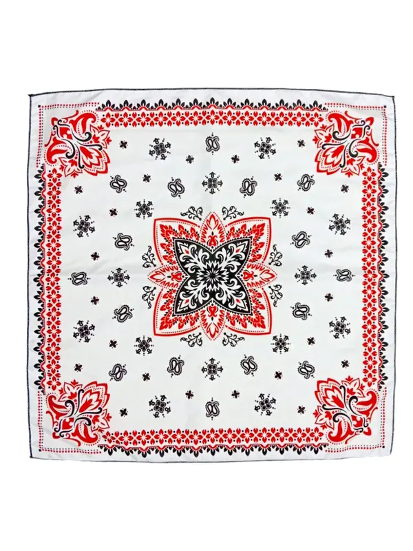 LP Bandana Dikta Sapu Tangan Multifungsi Motif Paisley Merah skena accessories 1