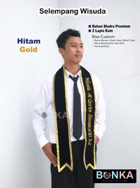 Gambar Kilat 1 Hari Jadi Selempang Wisuda Premium 2 Lapis Kain Custom Nama - Maroon, Gold dari Bonekahandmadesukasuka Kab. Sukoharjo 4 Tokopedia