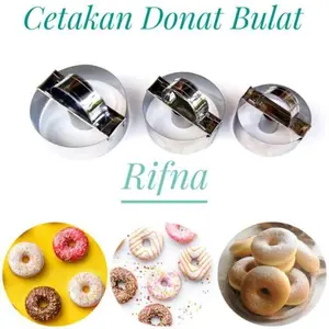 Cetakan donat bulat stainlees steel