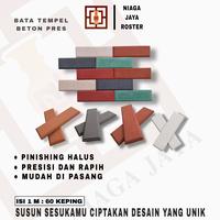 Gambar NIAGA JAYA ROSTER - Bata Tempel, 24 x 7 x 1,7 Cm, Bata Homogen Beton, Warna | Putih | Terakota | Abu | Hitam. Bata Expose, Bata Dinding, Hiasan - Abu-abu dari NIAGA JAYA ROSTER Kota Bekasi 4 Tokopedia
