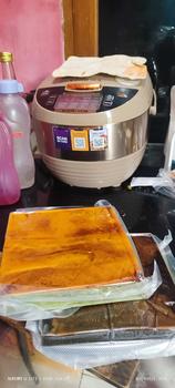 Product Review of lapis legit spesial pandan basah uk.16cmx16cm ADIKA CAKE 100%Halal from A**D 0