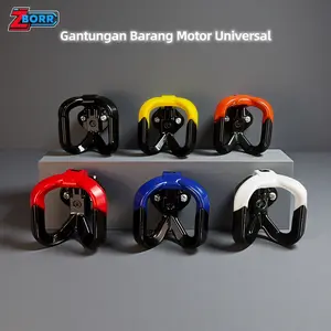 Gantungan Barang Motor Bulat Cabang 2 Tutup Bisa Semua Motor Universal
