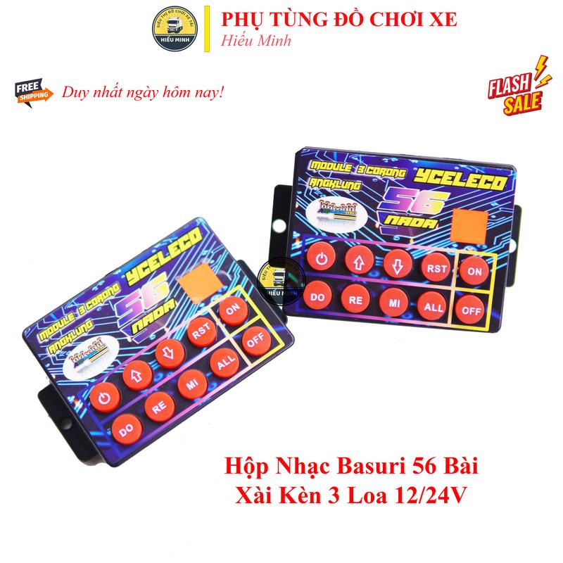  Nhại Còi Nitsuba Pro 56 Bài Xài 3 Kèn. 12 24V Phụ Tùng Phụ Kiện basuri 