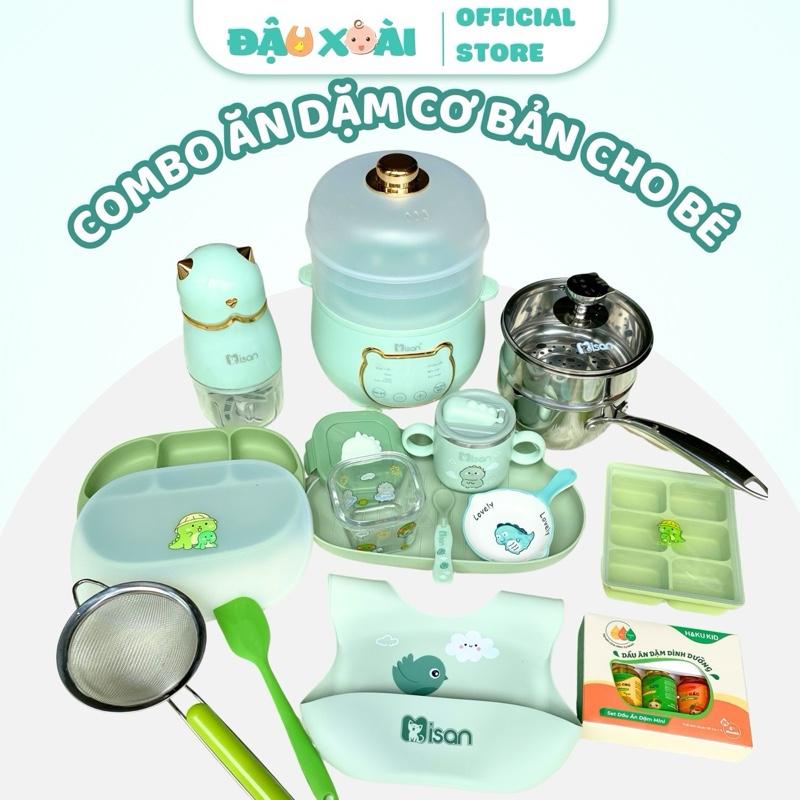 [NEW] Combo dụng cụ chế biến ăn dặm cơ bản chế biến ăn dặm cho bé Đậu Xoài Kem Heo