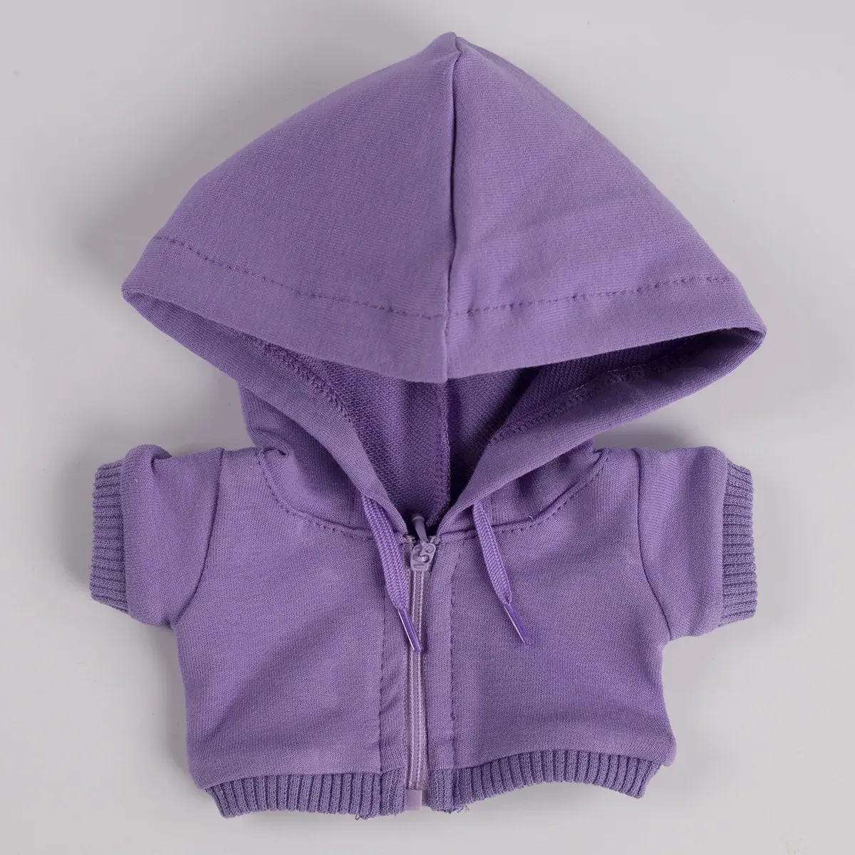 15/17cm Labubu Doll Stylish Hooded Zipper Sweatshirt Outfit Set Ropa Labubu Accessories