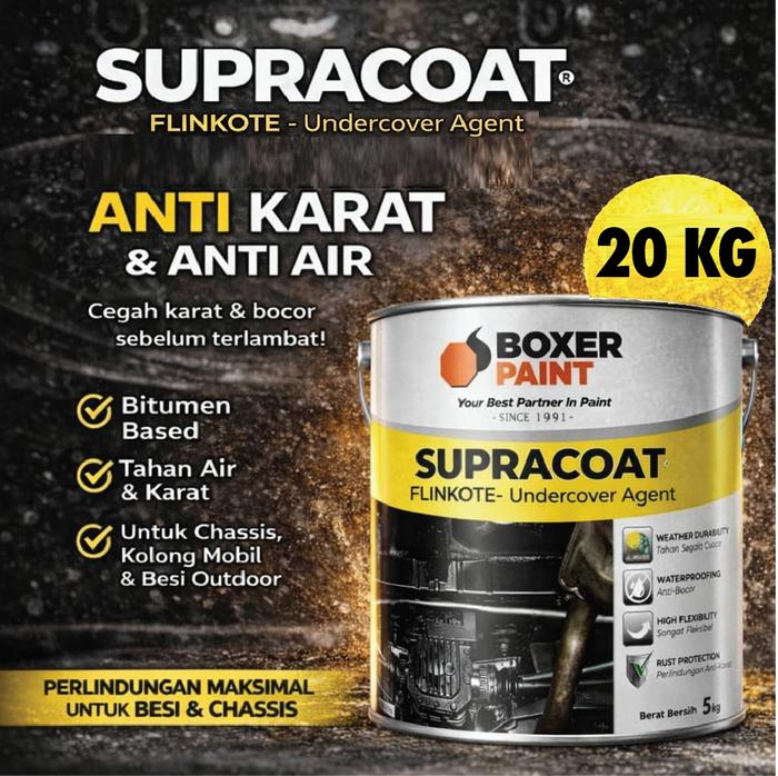 Gambar (20 KG) Flinkote SUPRACOAT Flinkote Paint Black dari Boxer Paint Official Store Kab. Sidoarjo Tokopedia