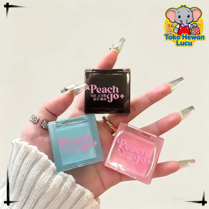 Parfum Padat PEACH JO+ Kotak Persegi Mini Wangi Elegan Bisa Dibawa Ke Mana Saja