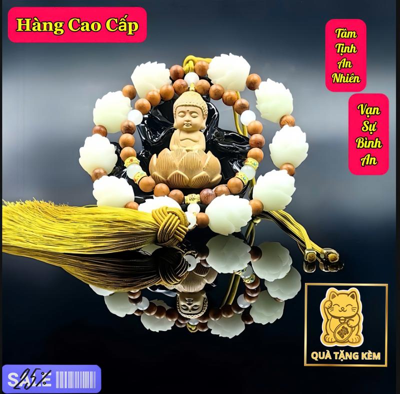 [Hàng Cao Cấp] Khánh Treo Xe Ô Tô, Trang Trí Nội Thất Xe Hơi - Vạn Sự Bình An