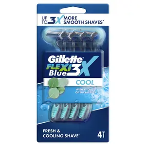 Gillette Pisau Cukur Blue 3 Ice - Isi 4
