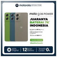 Gambar (kepogejet.id) Moto G06 Power 128GB RAMBoost 12GB - 6.88" - 7000mAh - 50MP Pro Mode - DolbyStereo - GorillaGlass3 IP64 - WaterTouch - NFC - 4/128, Laurel Oak dari Motorola Official Kota Administrasi Jakarta Utara 1 Tokopedia
