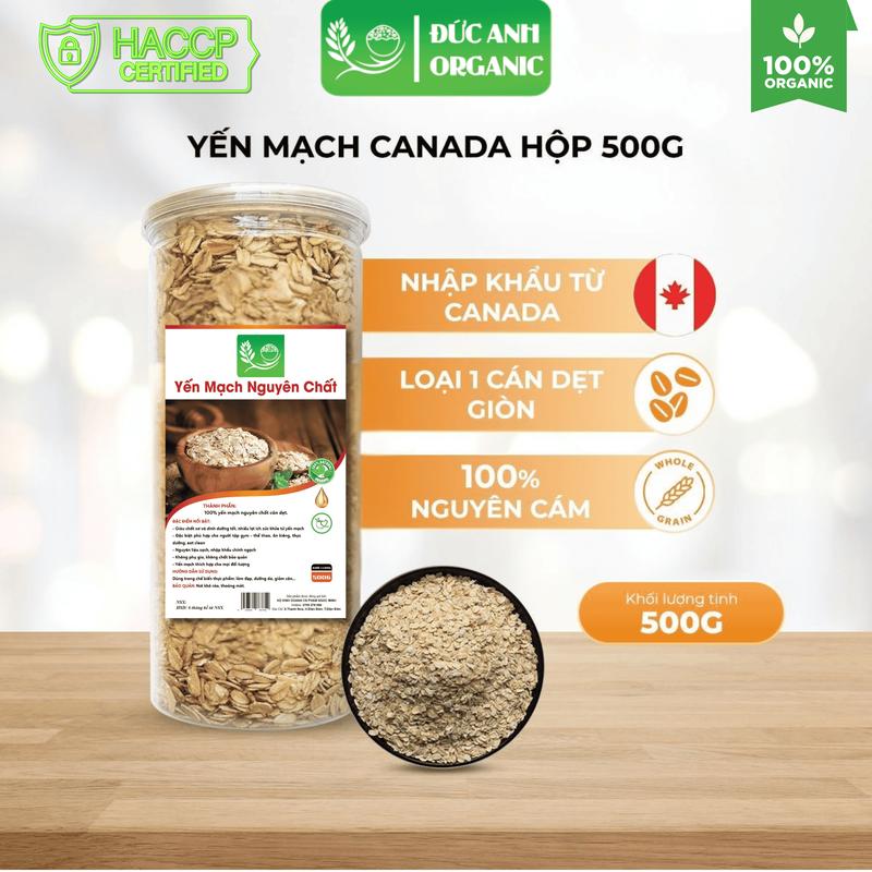  Yến mạch cán dẹt nhập khẩu Canada 500g 