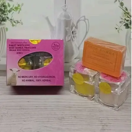 Cream Susu Domba Original Pink 15gr Perawatan Wajah Mencerahkan Pelembab Pencerah Kering
