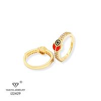 Gambar Yaxiya Cincin Wanita Warna Aksesoris 929 - GOLD, 17 MM dari YAXIYA JEWELRY Kota Administrasi Jakarta Barat 2 Tokopedia