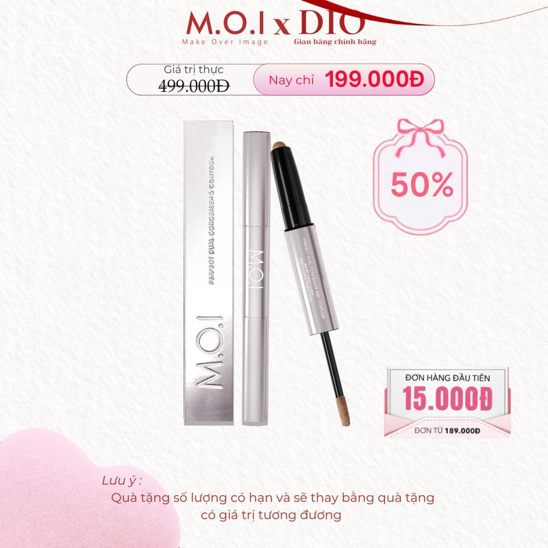  Bút trang điểm 2 đầu M.O.I Perfect Dual - Tạo Khối và Che Khuyết Điểm 