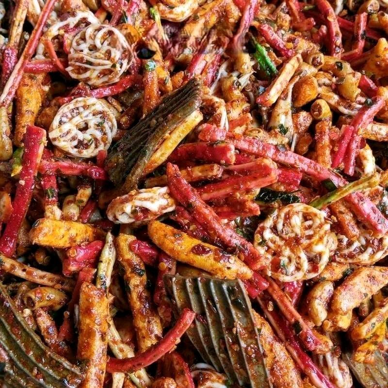 250gram - seblak campur/mix kering viral bumbu pedas daun jeruk Food Snacks Spices 2