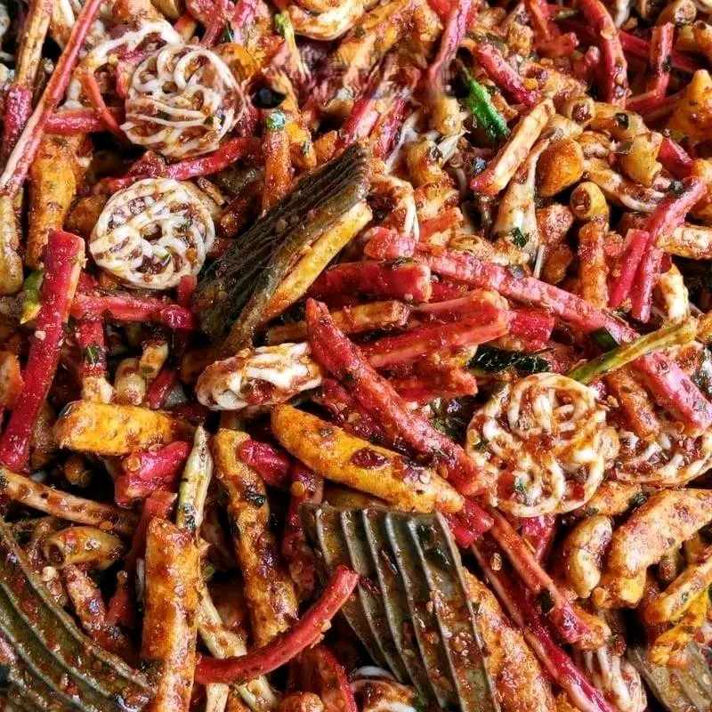 250gram - seblak campur/mix kering viral bumbu pedas daun jeruk Food Snacks Spices 2