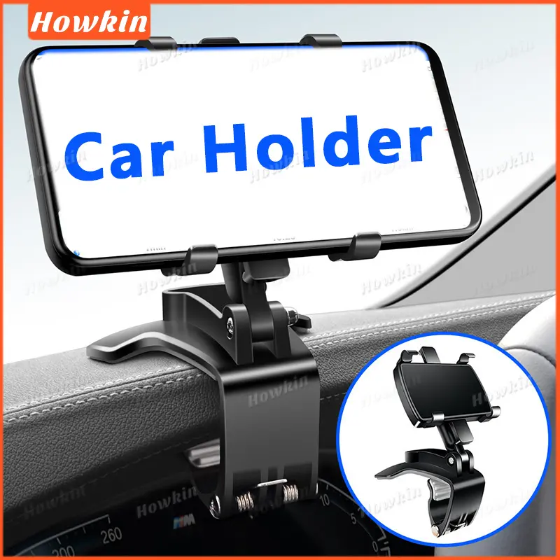 Universal Windshield Car Phone Holder Clip Stand Mount Support 360 Rotatable Silicone Gel Pad Car Holder Display Holder