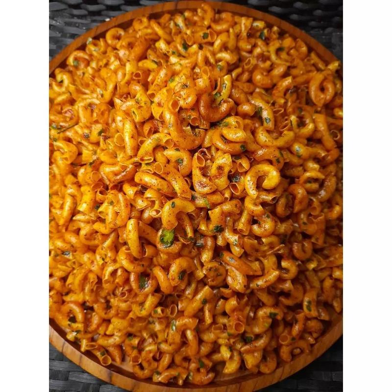 Product Introduction of Makaroni Cikruh Makroni Kriuk Pedas Gurih Daun Jeruk - 250gr, Camilan Snack 0