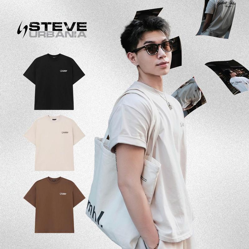 Set bộ nam nữ basic cotton mềm mại, Nam nữ mặc đẹp, áo thun cổ tròn đơn giản, quần Form oversize, Hoạ tiết In lụa nổi 3D sắc nét - AP03