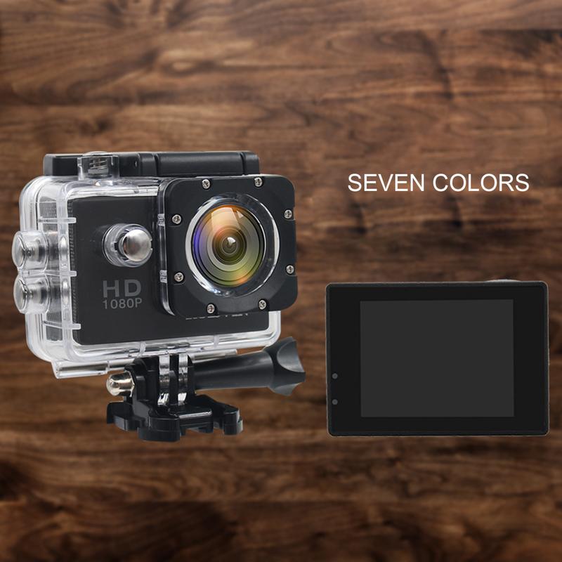 Camera Hành Động, Biibeor, Góc Rộng, 7 Màu, Máy Quay Video DV, Thích Hợp Cho Các Bữa Tiệc, Chống Thấm Nước 7