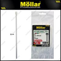 Gambar MOLLAR 89-112 Kabel Ties Putih 2.5 x 100 mm Nylon Cable Tie - 100 pcs dari Mollar Kota Cirebon 1 Tokopedia