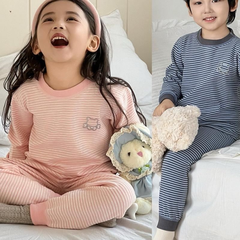  Bộ Nỉ Kẻ Lông Cừu Cổ 3 Phân Dày Ấm Bé Trai Gái Mặc Đông 