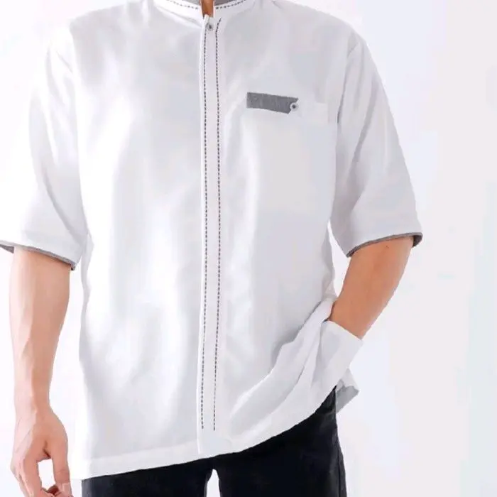 S M L XL  XXL  XXXL  XXXXL  baju kemeja koko dewasa bahan katun poli  premium tebal adem nyaman di pakai Muslim Dewasa 6