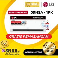 Gambar AC LG K09NSA + PASANG AC SPLIT 1 PK STANDARD NEW TERMINATOR TURBOCOOL - PASANG 0.5mm dari Selka ID Specialist AC Kota Administrasi Jakarta Barat 1 Tokopedia