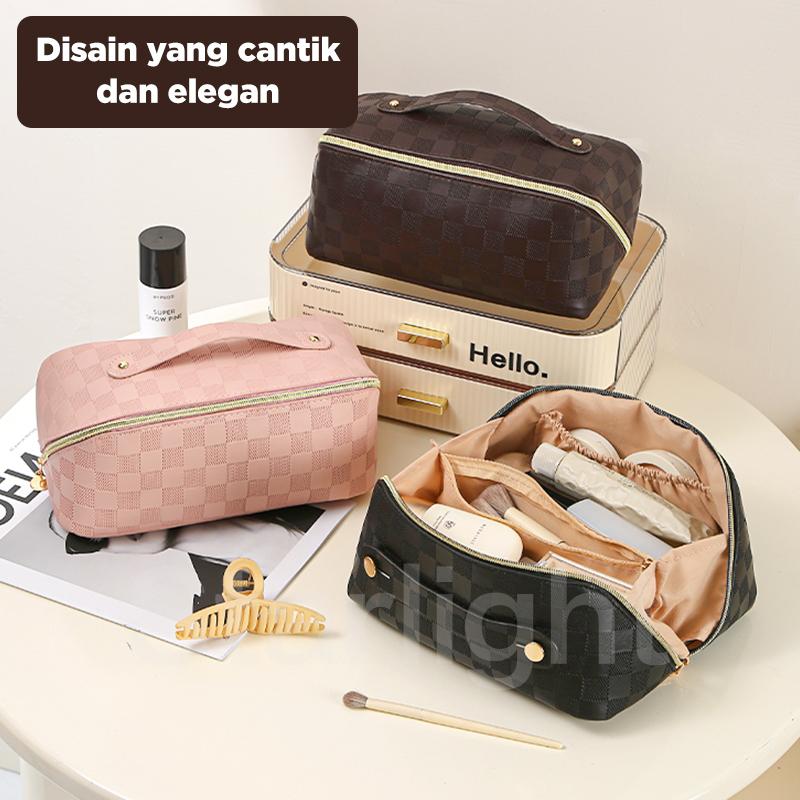 Product Introduction of Starlight Tas Kosmetik PU Women Travel Make Up Organizer Bag Pouch Cosmetic Bag Tas Kosmetik Model Sekat HSB241 14