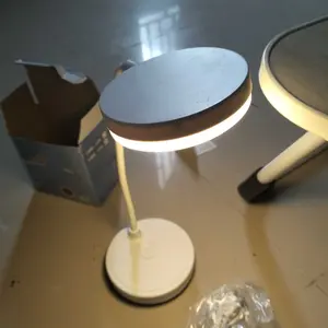 SIVITECH Lampu Belajar LED USB Micro Plug Rechargeable / Listrik Desk Lamp Tricolour Sentuh 3 Warna Baterai Putih Merah