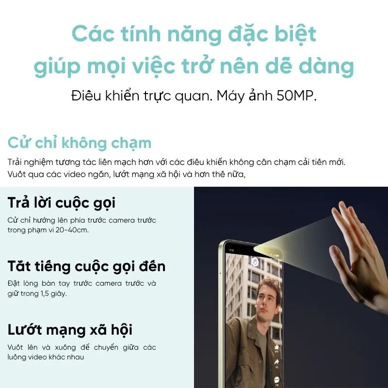 Điện thoại thông minh phone mobile realme C61 Ram (4GB+8GB) ROM 128GB siêu mỏng pin 4 năm bền bỉ mượt mà 7